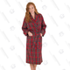 PajamaGram Short Flannel Robe